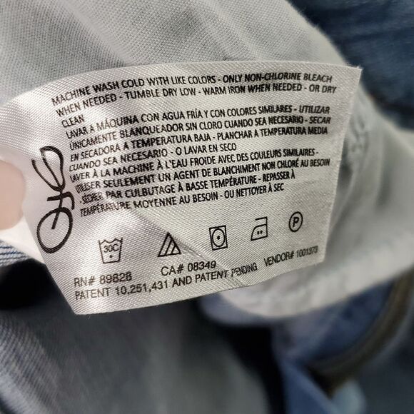 Ella Moss High Waist Medium Wash Straight Jeans Size 14/32 Retro - Picture 7 of 13